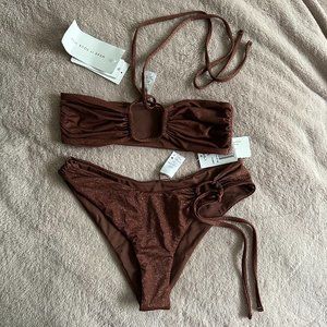 LSpace Sparkle Brown Bikini
